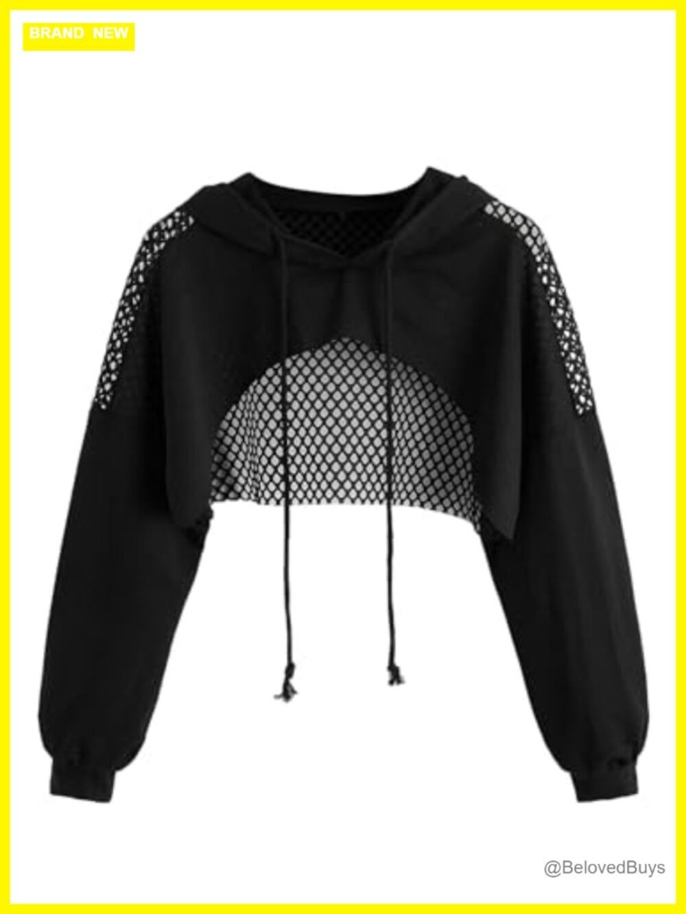 Women's Cut Out Long Sleeve Pullover Crop Top Sweatshirt